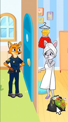 HUMAN TOWER CHALLENGE! 🦊🐰 Can NICK Stack Enough JUDYS To Reach The Top?