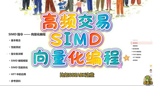 高频交易低延时技术：SIMD量化编程（一）