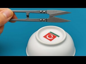 Millions of people don't know the secret to sharpening thread scissors to razor sharpness!