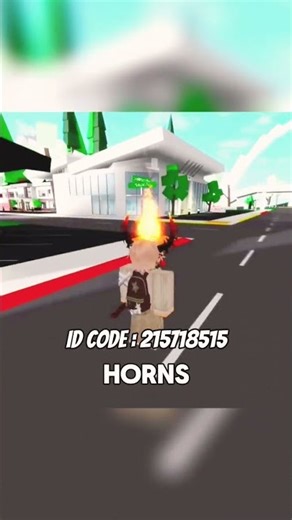 Roblox Brookhaven fiery horns ID code #roblox #robloxedit #brookhaven