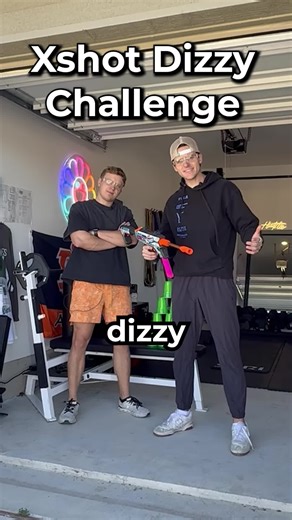 The Dizzy Challenge with the XSHOT Pro Motorized Blaster 🤯💥#XSHOT #NEXTLEVEL #BlasterChallenge #ProBlaster