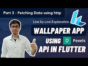 3. Fetch Data from Pexel's API | Creating a Wallpaper App in Flutter using Pexels API