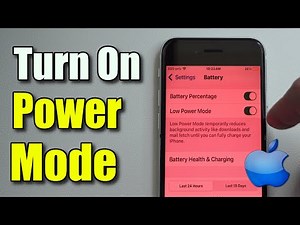 How to Turn On Low Power Mode on iPhone (Best Method)