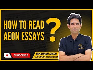 How to Read Aeon Essays? | CAT 2024 | VARC Strategy | Himanshu Sir | MBA Pathshala | #cat2024