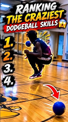 Ranking the Craziest Dodgeball Reflexes Ever! 🤯 #dodgeball #sports #shorts
