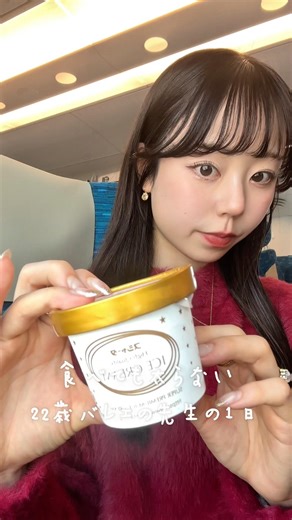 新幹線アイスは悲しい味がする🥲（でも大好き）