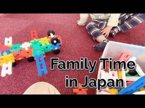 A Simple Family Day in Japan | Tire Change, Library & Sushi Dinner