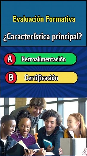 ¿Qué es la evaluación formativa? test #wapdocentes
