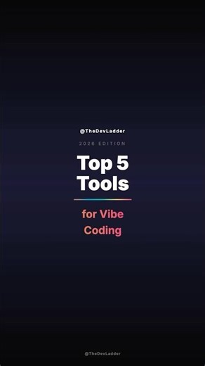 Top 5 Tools for Vibe Coding