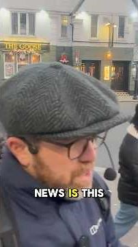 Street preaching at a Busy London bus stop