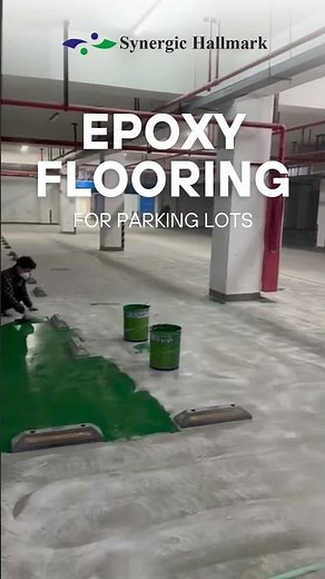 Epoxy Flooring | Car park floor #flooringexperts