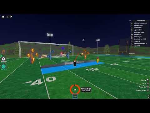 playing infinity football on Roblox for the fist time