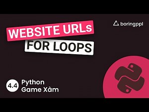 Python Siêu Dễ Hiểu 4.4: Tìm đường dẫn URL 50 trang của website - Hướng dẫn Lập trình Python từ số 0