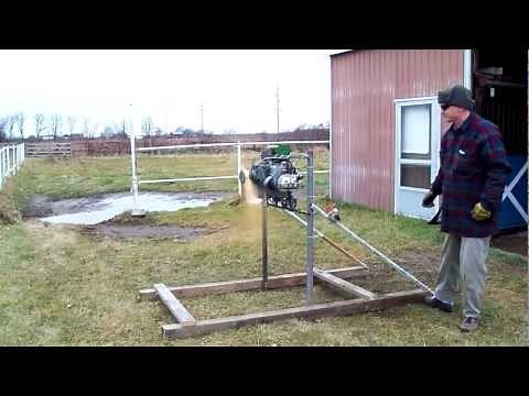 Half VW Airplane Engine Test