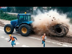 Amazing IDIOTS Truck, Car & Tractor Operator Fails | Worst of Heavy Equipment Fails Compilation 2024