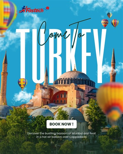 Fastech Tourism on Instagram: "Explore the best of Turkey with our curated holiday packages 🌟 ✔ City tours & historical sites ✔ Scenic experiences ✔ Complete travel assistance 📩 Contact us now"