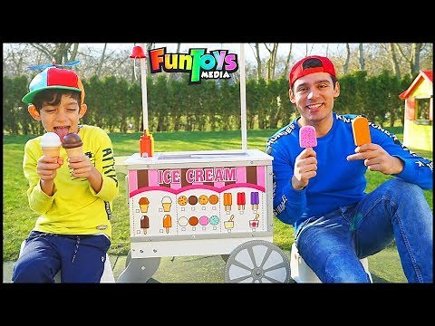 Jason Play with Ice Cream Cart