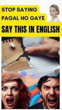 Rip, Tear, Shred, Crumple & Go Nuts | Daily Use English Vocabulary in Hindi