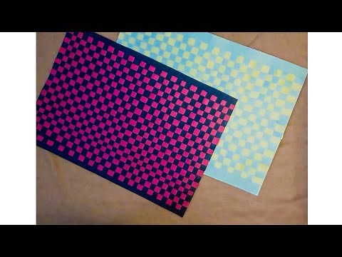 DIY Table mat making with paper, paper weaving mat, papermat making, carpet out of paper, Paper Mat