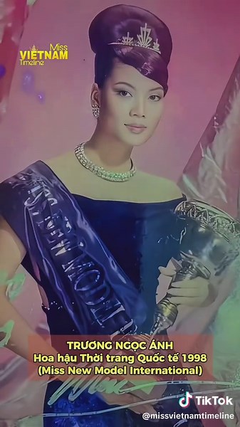 Hoa Hậu Trương Ngọc Ánh - Miss New Model International 1998 | Vietnam 1998