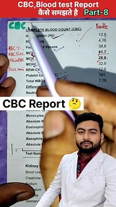 300K views · 3.4K reactions | CBC blood test Report||part-8|| #labtechnician #CBCtest #healthcare #bloodreport | Rayyan Alam | Facebook