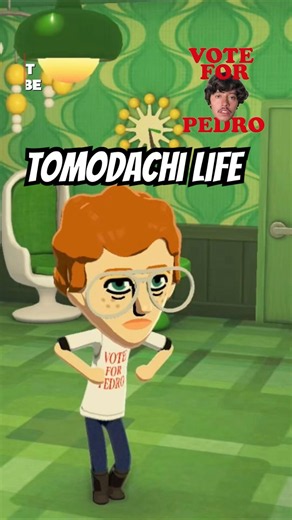 Napoleon Dynamite dancing in Tomodachi Life living the dream #tomodachilife