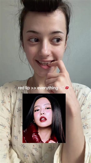 Transform Your Look with Dark Red Glossy Lips