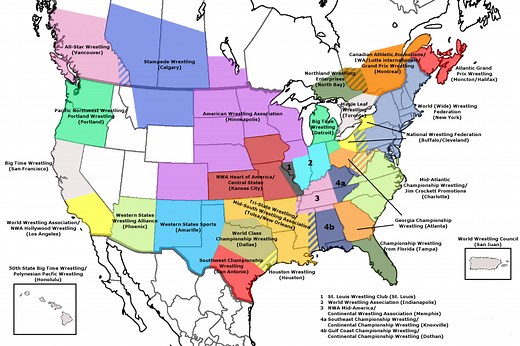 Wrestling History 101: Welcome to the Territories - a brief history - WWE News, WWE Results, AEW News, AEW Results