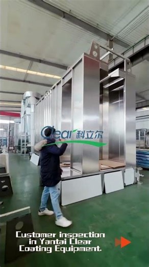 automatic powder coating booth whatsapp:+86 19818751829