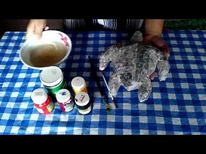 Paper Mache Craft Turtle