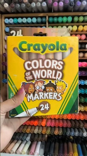 Swatching Crayola Colors of the World markers 🌍✨ Inclusive shades for every artwork