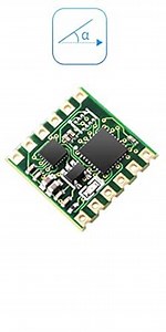 【9-Axis Accelerometer+Tilt Sensor】WT901+USB-UART6-in-1Serial Conveter Acceleration+Gyroscope+Angle +Magnetometer with Kalman Filtering, Triaxial MPU9250 AHRS IMU (IIC/TTL, 200Hz)for PC/Android/Arduino