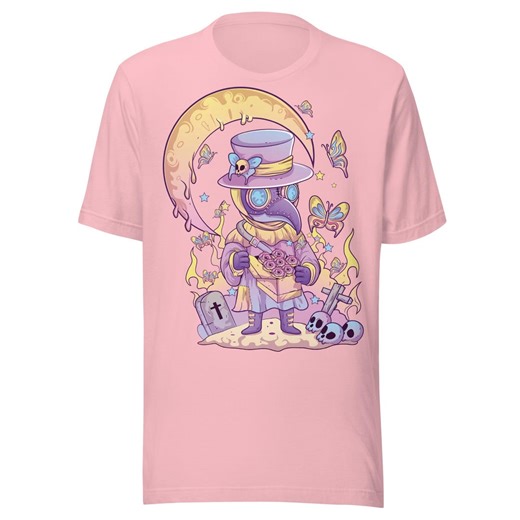 Pastel Goth Plague Doctor Shirt Creepy Comfort Colors T-shirt Witchy Mall Goth Gothic Clothes - Etsy