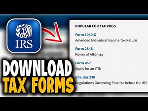 How to Download Tax Forms From IRS Website - Easy Guide