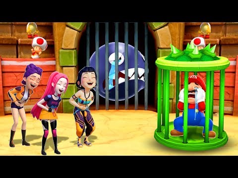Super Mario Party All Minigames - Rumi, Zoey, Mira From KPop Demon Hunters VS Mario (Master CPU)
