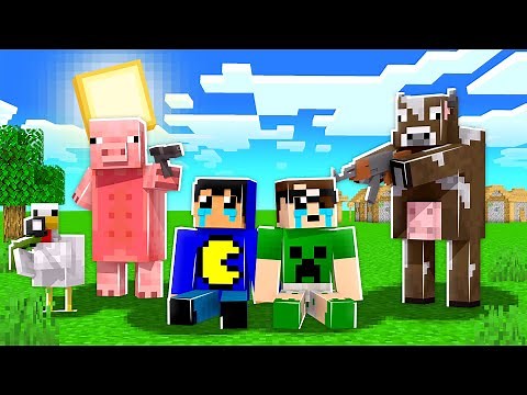 os MOBS estão LOUCOS e querem nos MATAR no Minecraft!