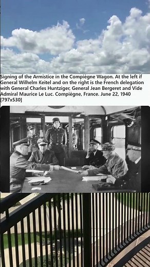Today 85 Years Ago Signing of the Armistice in the Compiègne Wagon June 22nd