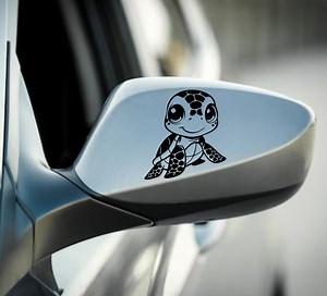 Sea Turtle Decal/sea Turtle Car Decal/turtle Bumper Sticker/turtle Decal for Car/sea Turtle Lover Gift/turtle Car Side Mirror Decal - Etsy