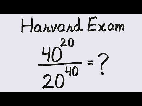 Solving a 'Harvard' University entrance exam question