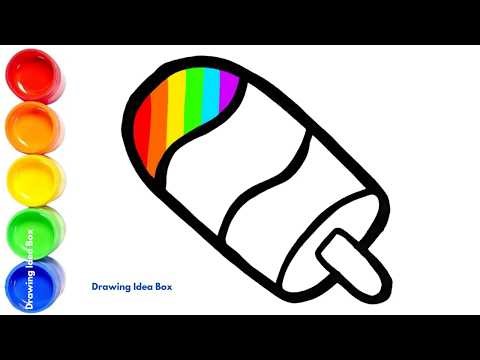 Drawing Ice Cream Candy 🍭 | Fun Art for Kids and Creative Drawing Ideas