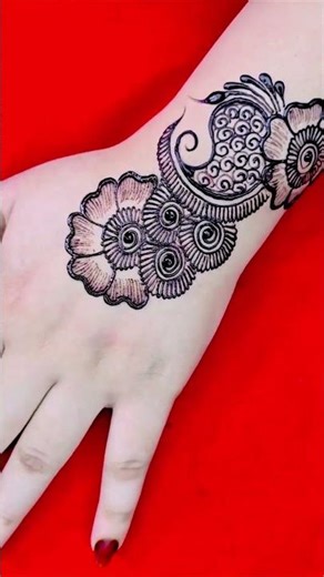Easy Arabic Mehndi Design Front Hand Mehandi Design Stylish Mehndi for Wedding