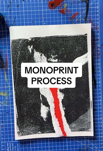 Exploring Monoprint Techniques in Mixed Media Art