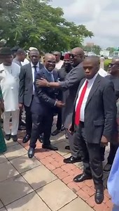 65K views · 232 reactions | VIDEO: Former Rivers State governor, Nyesom Wike, arrives the National Assembly complex ahead of screening of Ministerial Nominees by the Senate, in Abuja, on Monday. | Leadership News | Facebook