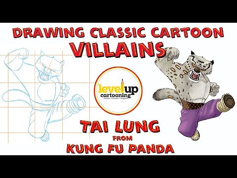Easy Step by Step Tai Lung Drawing Tutorial