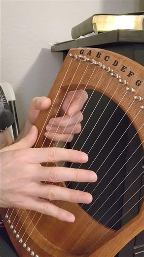 Super Mario NES Theme on the Lyre Harp