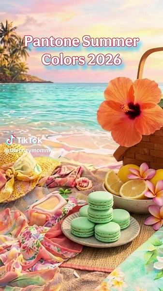Summer 2026 Color Palette: Warm Baby Pink to Aquamarine