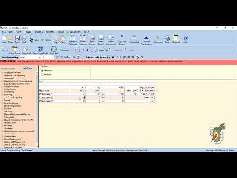 Uso de POM en programación lineal