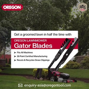 28K views · 49 reactions | Enhance your mowing game with Gator blades, optimized for performance and durability and equipped with Oregon's patented Tooth-Twist mechanism. For more details, visit: bit.ly/3JMolWc #OregonIndia #OregonProductsIndia #GatorBlades #LawnCare #Mowing #GatorBlades #OregonInnovation #LawnMaintenance #Gardening #LawnMowerUpgrade | Oregon Products India | Facebook