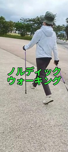 負担を軽減できる歩き方、ノルディックウォーキング！！ #ノルディックウォーキング#痛みを軽減#誰でも簡単#ポールウォーキング