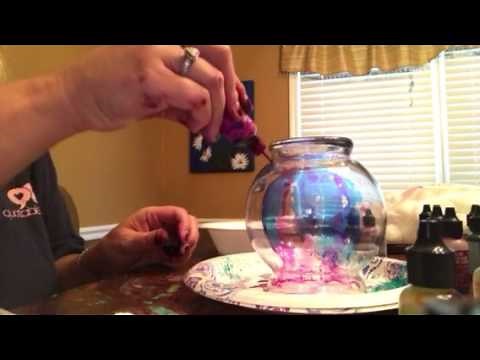 Alcohol Inks Tutorial Glass Globe